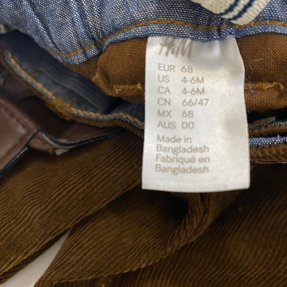 LIKE NEW ✨ H&M boy OVERALLS 👖 Size: 4-6M - Picture 5 of 8